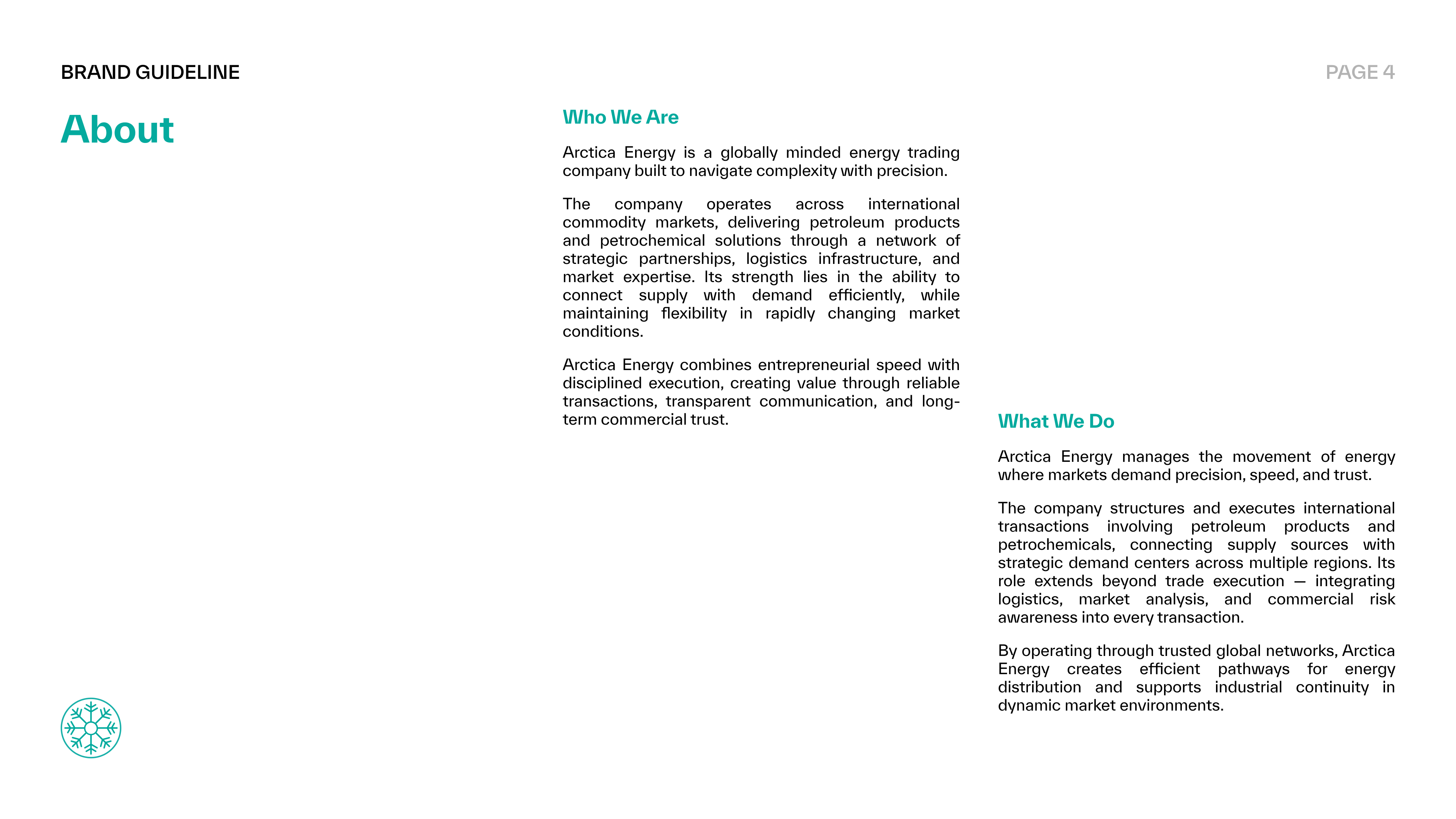 ARCTICA ENERGY BRANDBOOK