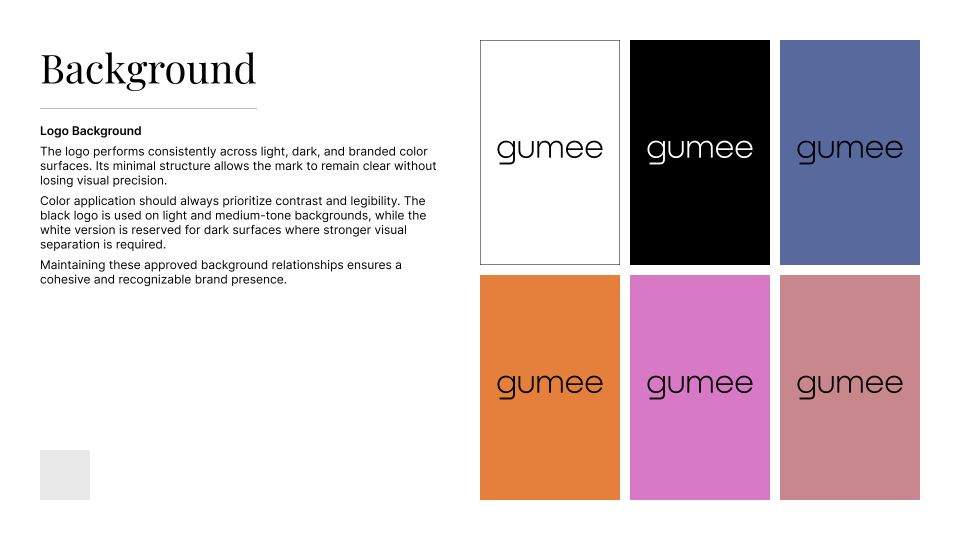 GUMEE BRANDBOOK