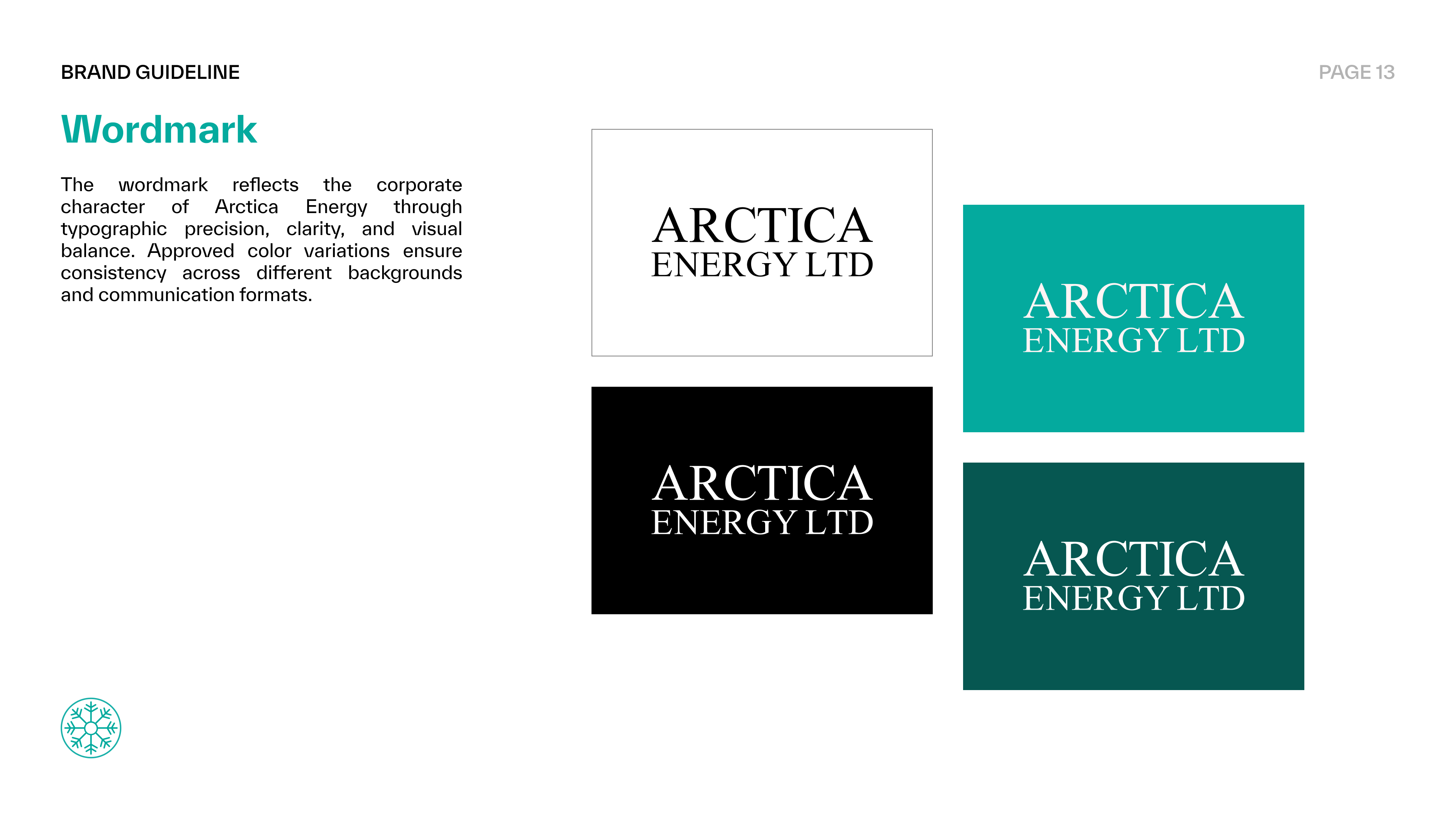 ARCTICA ENERGY BRANDBOOK