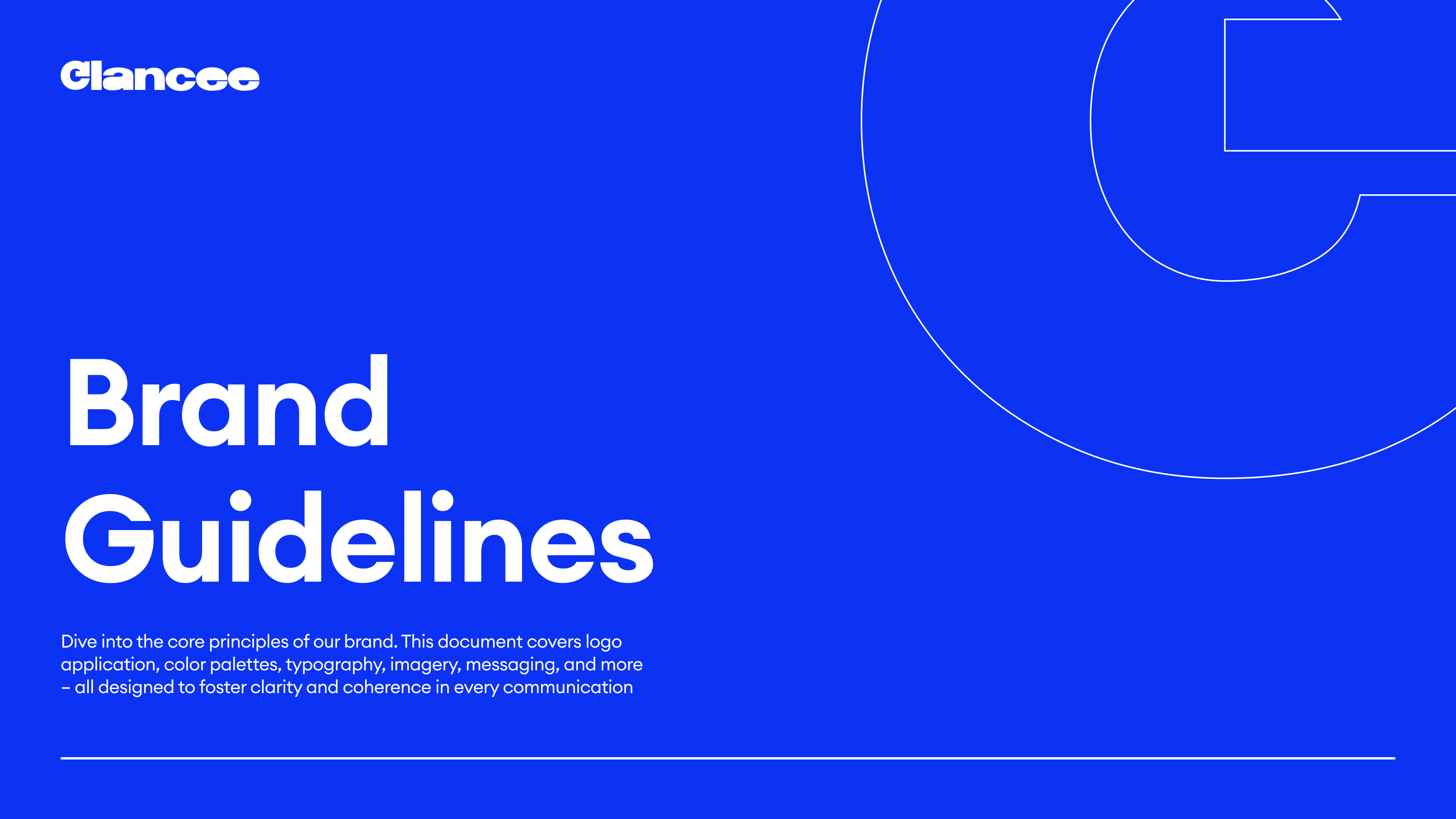 GLANCEE BRANDBOOK