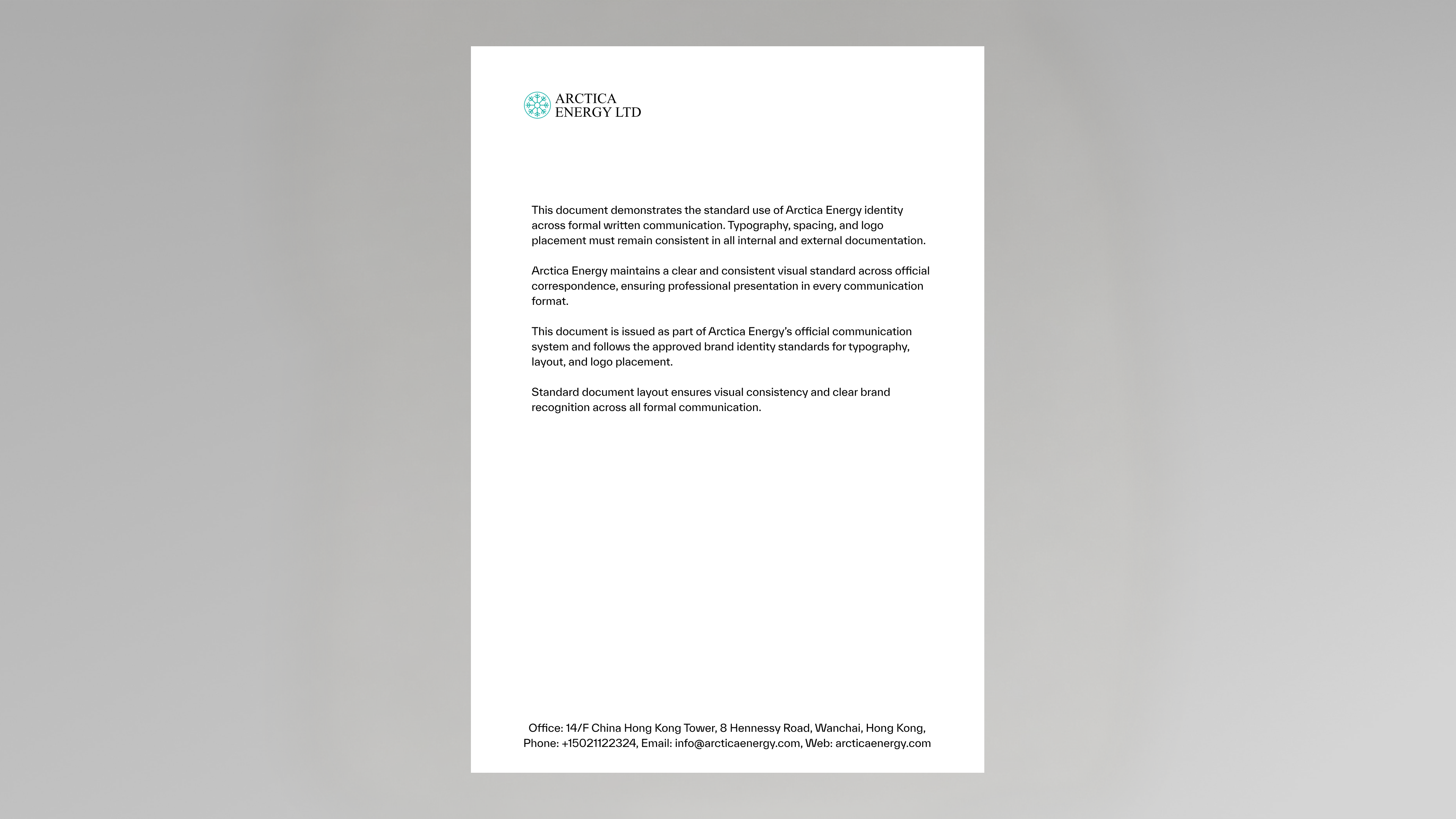 ARCTICA ENERGY BRANDBOOK