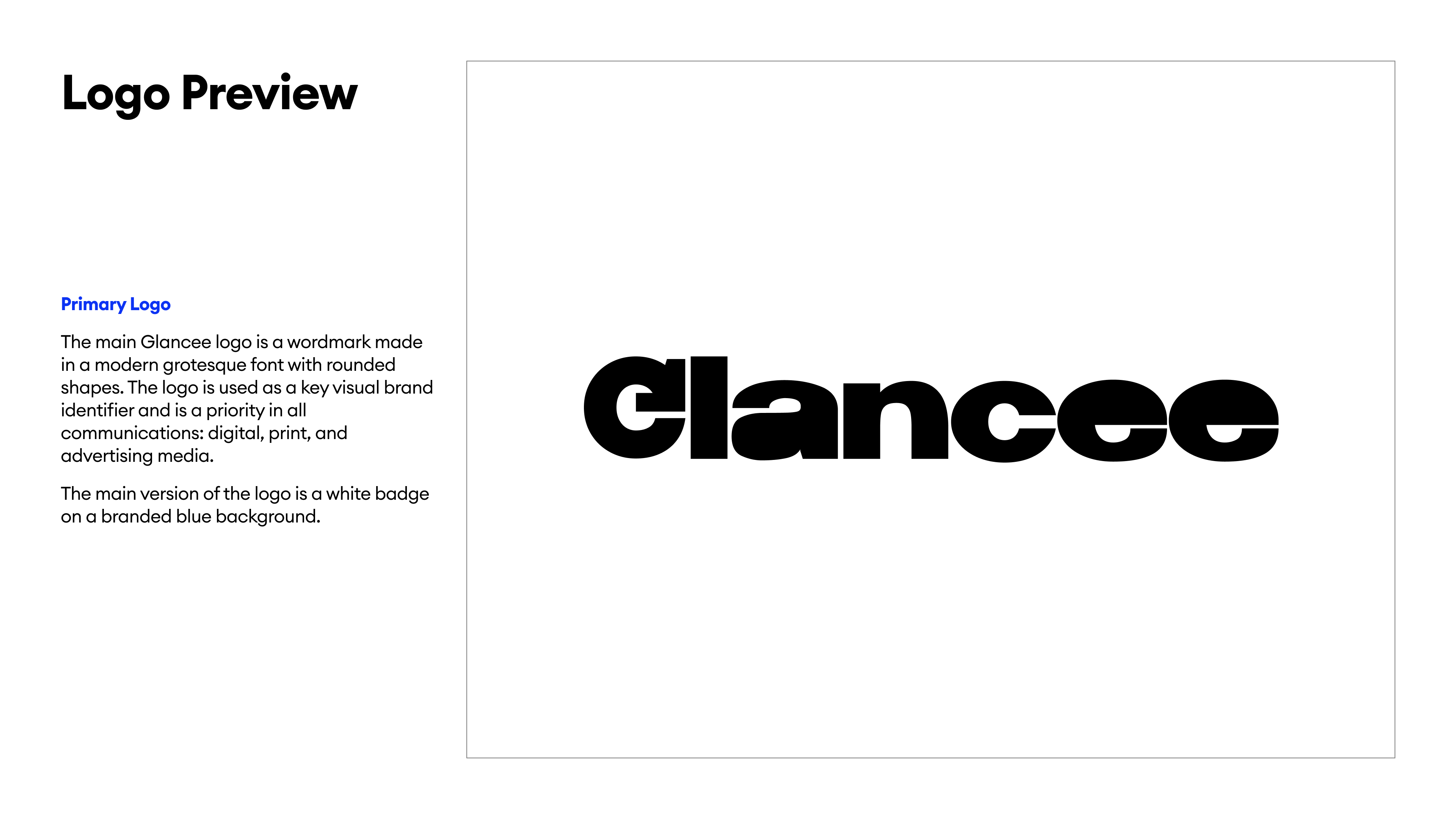 GLANCEE BRANDBOOK